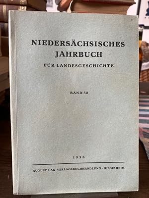 Imagen del vendedor de Niederschsisches Jahrbuch fr Landesgeschichte Band 30 1958. Beigebunden: Nachrichten aus Niedersachsens Urgeschichte Band 27. Neue Folge der "Zeitschrift des Historischen Vereins fr Niedersachsen". Herausgegeben von der Historischen Kommission fr Niedersachsen (Bremen und die ehemaligen Lnder Hannover, Oldenburg, Braunschweig und Schaumburg-Lippe). a la venta por Altstadt-Antiquariat Nowicki-Hecht UG