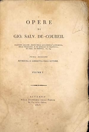 Immagine del venditore per OPERE. Prima edizione riveduta e corretta dall'autore. Volumi I-II. venduto da studio bibliografico pera s.a.s.