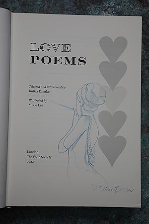 Image du vendeur pour Love Poems double-signed remarqued Folio Society first edition mis en vente par Analecta Books