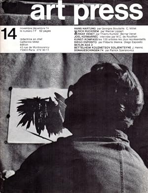 art press 1 - 14. decembre 1972 / janvier 1973 - novembre / decembre 74.