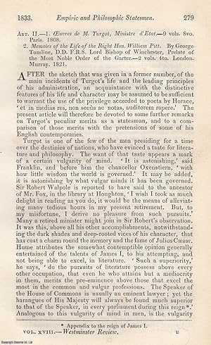 Immagine del venditore per Empiric and Philosophic Statesmen. An original essay from The Westminster Review, 1833. venduto da Cosmo Books