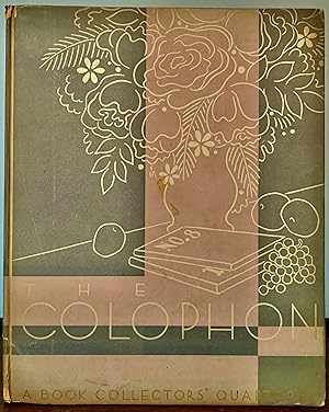 The Colophon Part Eight 1931