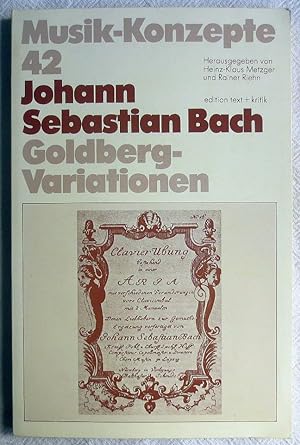 Musik-Konzepte ; 42 ; Johann Sebastian Bach, Goldberg-Variationen