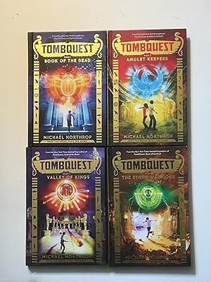 Seller image for Tombquest: Book of the Dead. Amulet Keepers. Valley of Kings. The Stone Warriors. (4 Volume Set) for sale by funyettabooks