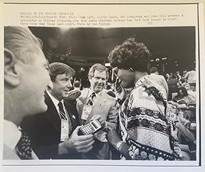 Seller image for Press Photo of First African American Congresswoman Shirley Chisholm Being Mocked by White Delegates for sale by Max Rambod Inc