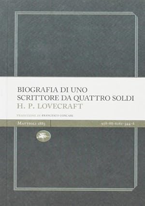 Immagine del venditore per Biografia di uno scrittore da quattro soldi. venduto da FIRENZELIBRI SRL