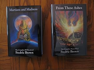 Seller image for Fredric Brown NESFA Two (2) Hardcover Book Lot, including: From These Ashes - The Complete Short SF of Fredric Brown, and; Martians and Madness - The Complete Novels of Fredric Brown for sale by Clarkean Books