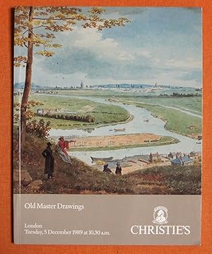 Seller image for Christies Old Master Drawings Auction Catalog London, December 5, 1989 for sale by GuthrieBooks