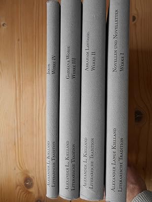 Werke. 4 Bände. I. Novellen und Novelletten. II. Die Romantrilogie. III. Garman & Worse. Roman in...
