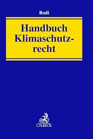 Bild des Verkufers fr Handbuch Klimaschutzrecht zum Verkauf von moluna