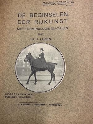 Bild des Verkufers fr De beginselen der rijkunst. Met terminologie in 4 talen. Opgedragen aan den heer Phil. Kok Sr. zum Verkauf von Goltzius