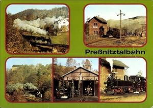 Bild des Verkufers fr Ansichtskarte / Postkarte Schmalspurbahn Wolkenstein Jhstadt, Prenitztalbahn, Steinbach, Mayer Lokomotive IV K zum Verkauf von akpool GmbH