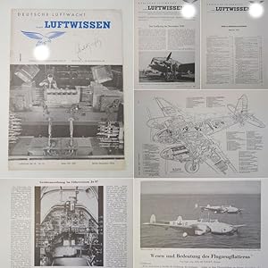 Imagen del vendedor de Deutsche Luftwacht Ausgabe Luftwissen. Mit Mitteilungen der Deutschen Akademie fr Luftfahrtforschung und der Lilienthal-Gesellschaft fr Luftfahrtforschung. Herausgegeben unter Mitwirkung des Reichsluftfahrtministerium Band 10 Nr. 12 Dezember 1943 * a n g l o a m e r i k a n i s c h e r B o m b e n t e r r o r gegen die deutsche Zivilbevlkerung a la venta por Galerie fr gegenstndliche Kunst