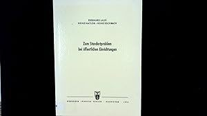 Zum Standortproblem bei öffentlichen Einrichtungen. Veröffentlichungen der Akademie für Raumforsc...