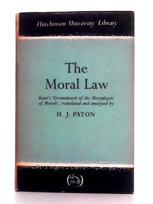 Seller image for The Moral Law for sale by World of Rare Books