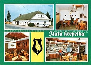 Postkarte Carte Postale 73801898 Skrben CZ Zlata Krepelka modernevybavene pohostinstvi Jednoty Ol...