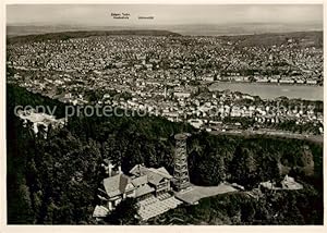 Seller image for Postkarte Carte Postale 13801032 Uetliberg ZH Gross Restaurant Uto Kulm mit Blick auf Zuerich Uetliberg for sale by Versandhandel Boeger