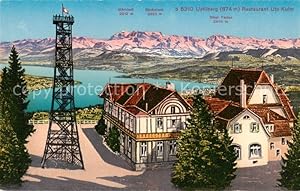 Seller image for Postkarte Carte Postale 13800624 Uetliberg ZH Restaurant Uto Kulm Panorama Uetliberg ZH for sale by Versandhandel Boeger