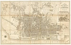 Bild des Verkufers fr A Plan of the Town and Township of Liverpool, with the Environs. 1821. zum Verkauf von Altea Antique Maps