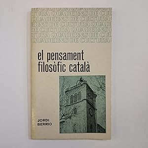 Imagen del vendedor de El pensament filosfic catal a la venta por Saturnlia Llibreria