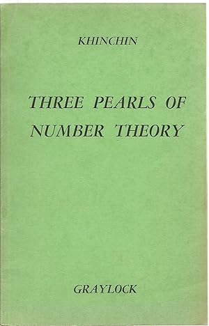 Imagen del vendedor de Three Pearls of Number Theory a la venta por Sabra Books