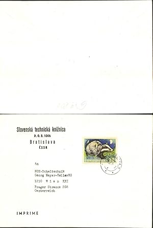Bild des Verkufers fr 679806 Geschftsbrief Brief Bratislava n. Wien Floridsdorf zum Verkauf von Versandhandel Lehenbauer