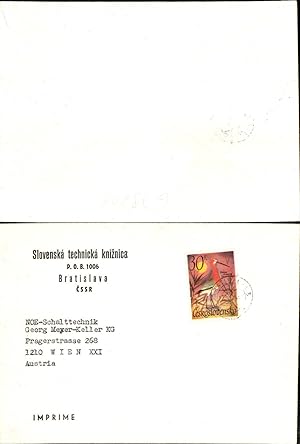 Bild des Verkufers fr 679805 Geschftsbrief Brief Bratislava n. Wien Floridsdorf zum Verkauf von Versandhandel Lehenbauer