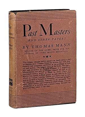Past Masters and Other Papers