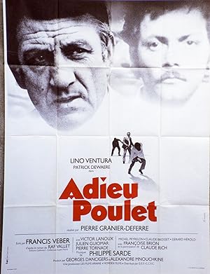 "ADIEU POULET" D'après le roman de Raf VALLET / Réalisé par Pierre GRANIER-DEFERRE en 1975 avec L...