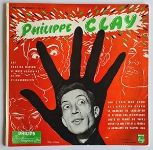 Immagine del venditore per Disque 33 tours Philippe Clay n 1 + Carte postale originale, dite pour la sortie du LP, ddicace par Philippe Clay. venduto da Librairie Victor Sevilla