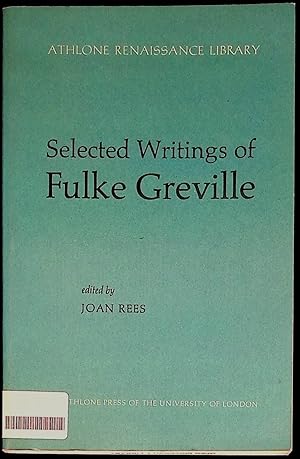 Bild des Verkufers fr Selected Writings of Fulke Greville zum Verkauf von San Francisco Book Company