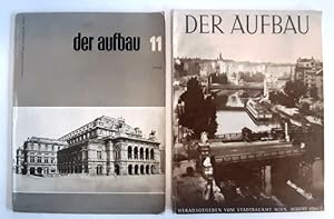 DER AUFBAU. Monatsschrift für den Wiederaufbau. 2 Hefte - August 1946 / November 1955.