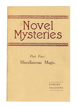 Image du vendeur pour Novel Mysteries, Part Five: Miscellaneous Magic mis en vente par Quicker than the Eye