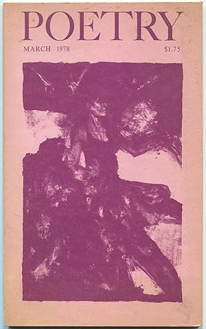 Seller image for Poetry - Volume CXXXI, Number 6, March 1978 for sale by Between the Covers-Rare Books, Inc. ABAA