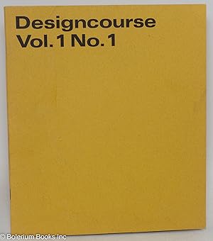 Designcourse, Vol. 1, No. 1 (March 1969)
