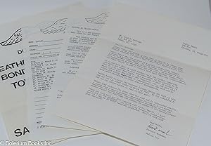 Fallen Angels Informational Materials: letter, handbill, & application form etc. [signed by McMahan]