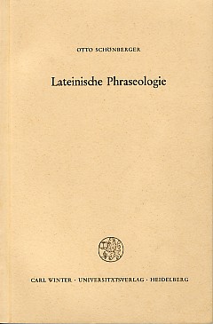 Lateinische Phraseologie.