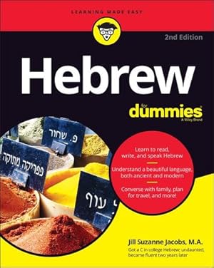 Bild des Verkufers fr Hebrew For Dummies (For Dummies (Language & Literature)) by Jacobs, Jill Suzanne [Paperback ] zum Verkauf von booksXpress