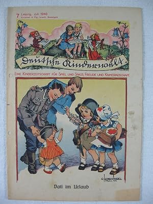 Deutsche Kinderwelt. Heft 7, Juli 1940.