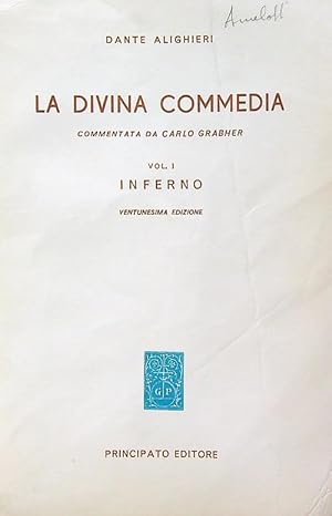 Bild des Verkufers fr La divina commedia. Inferno zum Verkauf von Librodifaccia