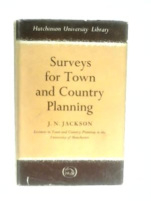 Immagine del venditore per Surveys for Town and Country Planning venduto da World of Rare Books