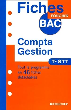 Compta gestion Terminale STT - Michel Bringer