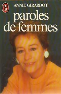 Imagen del vendedor de Paroles de femmes - Annie Girardot a la venta por Book Hmisphres