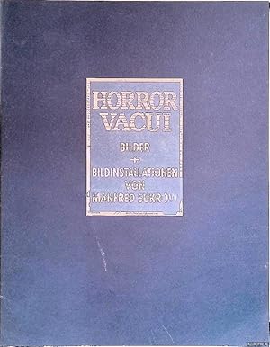 Immagine del venditore per Horror Vacui: Bilder + Bildinstallationen von Manfred Sukrow venduto da Klondyke