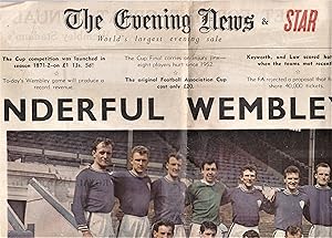 Seller image for Evening News: Wembley Souvenir Sheet, Picture Edition. 1963 (?) for sale by The Sanctuary Bookshop.