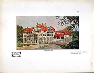 Seller image for Schilling et Graebner, Dresde: Sanatorium a Elster (Sanatorium in Elster, Germany) . from Documents D'Architecture Moderne for sale by Dorley House Books, Inc.