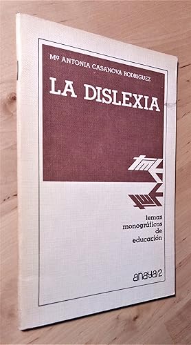 Seller image for La dislexia for sale by Llibres Bombeta