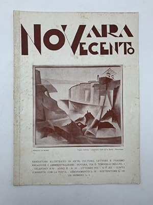 Novara Novecento. Saggiatore mensile illustrato d'arte, cultura, lettere e turismo, anno II, otto...