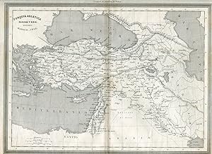 Turquia Asiatica grabado por R. Alabern y publicado por Gaspar y Roig en Madrid, 1852