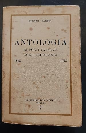Antologia dei poeti catalani contemporanei 1845-1925